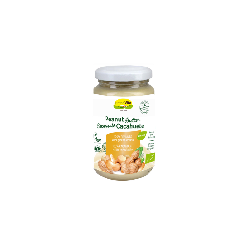 Crema cacahuete tostado bio 350g granovita