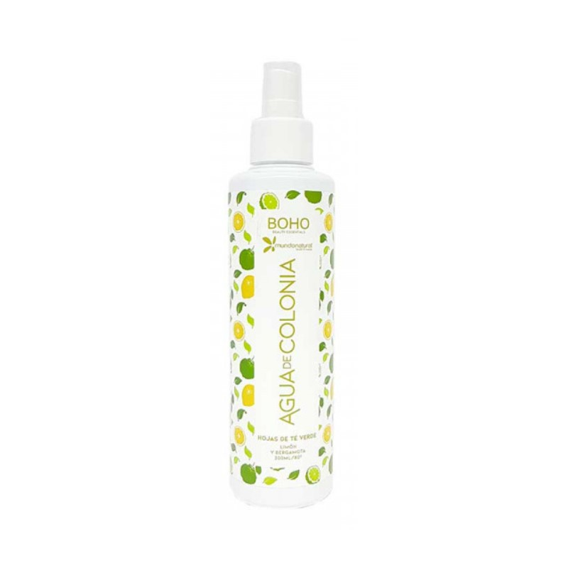 Agua colonia te verde limon bergamota 200ml. boho