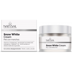 Crema snow white piel con manchas 50ml natysal