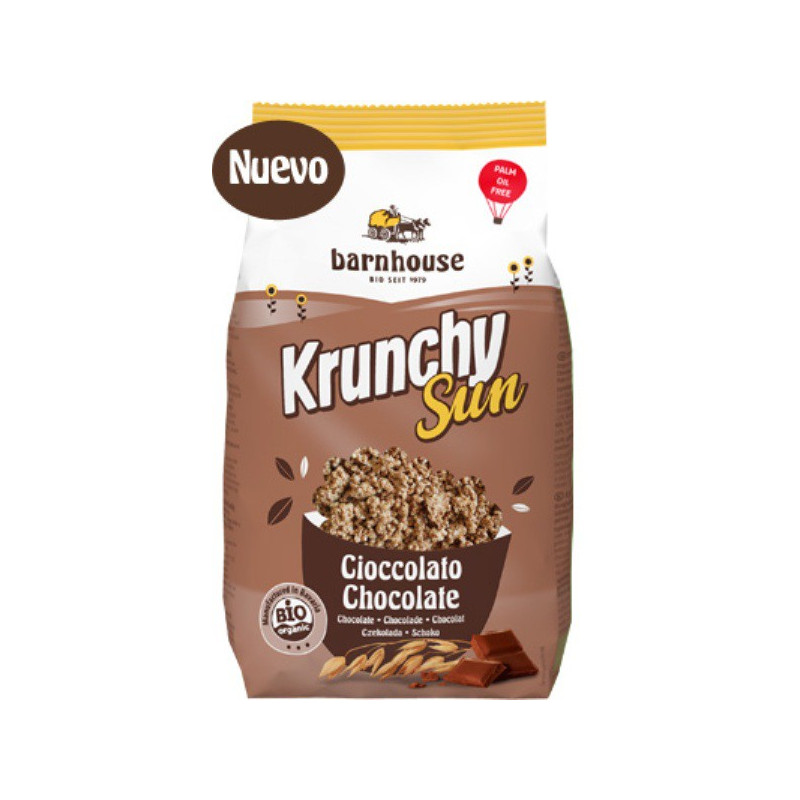 Krunchy sun  chocolate 375gr bio