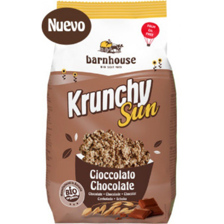 Krunchy sun  chocolate 375gr bio