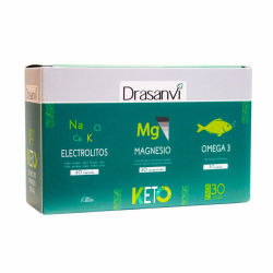 Pack keto electolitos + magnesio + omega3  drasanv
