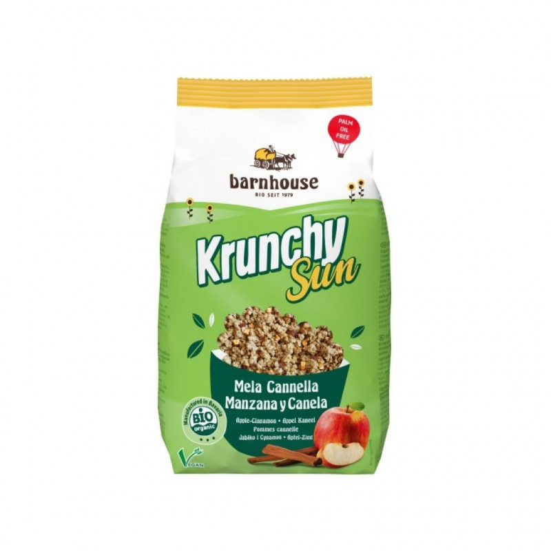 Krunchy manzana canela 375gbio