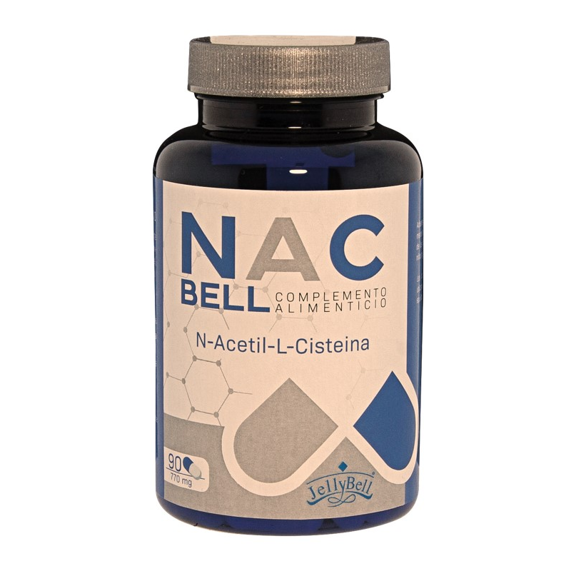 Nac bell n-acetil l-cisteina 90cap 770mg jellybel.