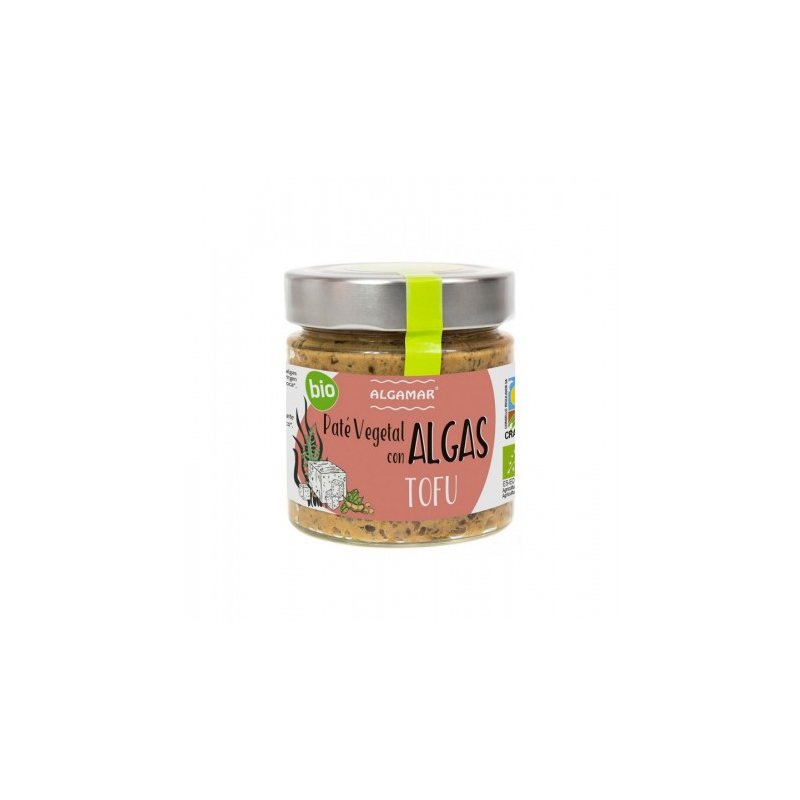 Pate algas y tofu vegetal 180g bio algamar