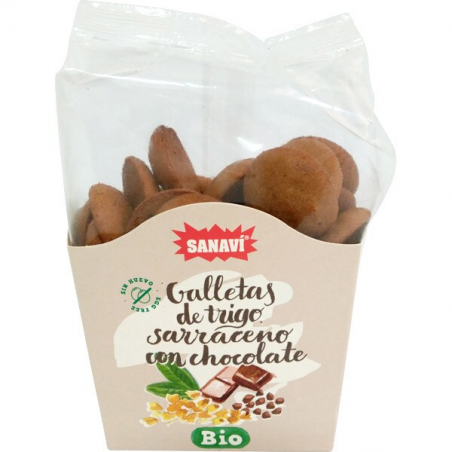 Galletas trigo sarraceno chocolate bio 200g sanavi