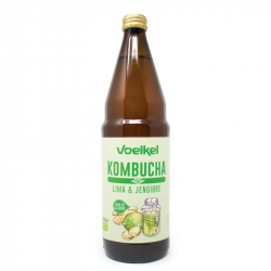 Kombucha lima jengibre 750ml bio voelkel