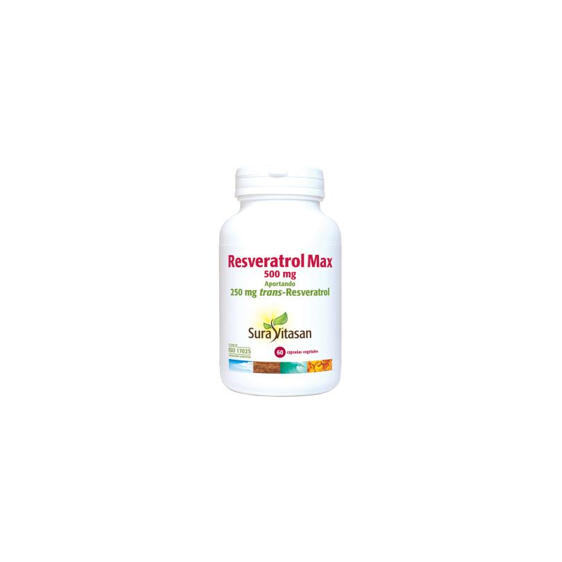 Resveratrol max 500mg 60cap sura vitasan