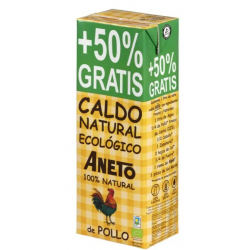 Caldo pollo bio 1l+500ml gratis aneto