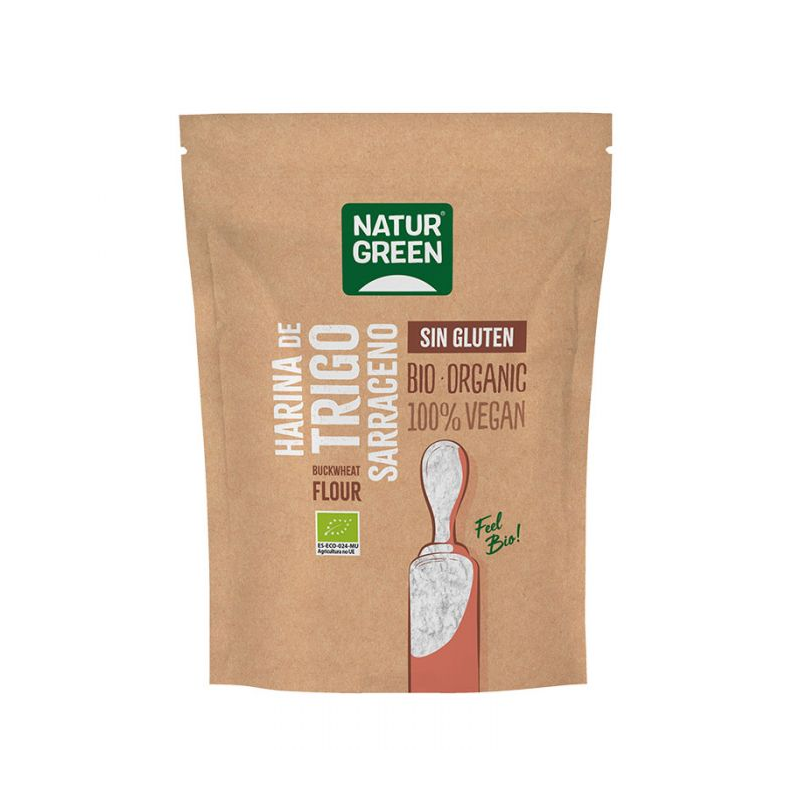 Harina trigo sarraceno integral 500g naturgreen