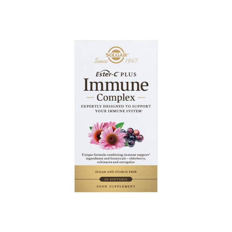 Ester c inmune complex 60 capsulas blandas solgar.