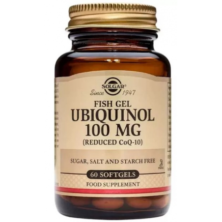 Ubiquinol 100mg fish gel 60 capsula blanda solgar