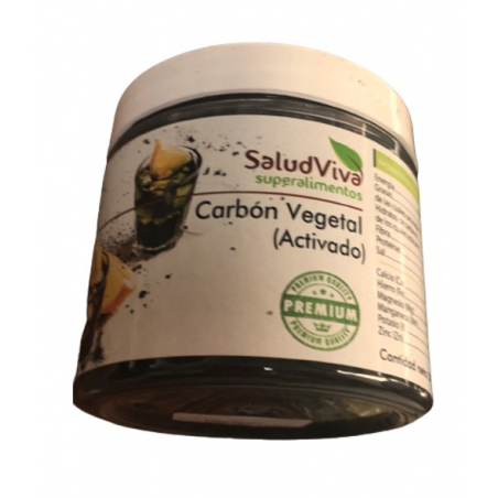 Carbon vegetal activado (colorante) 50g salud viva