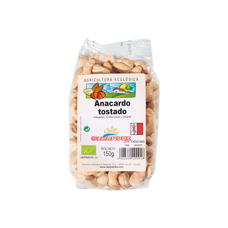 Anacardos tostados 150gr bio