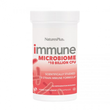 Immune microbiome 30 capsulas natures plus