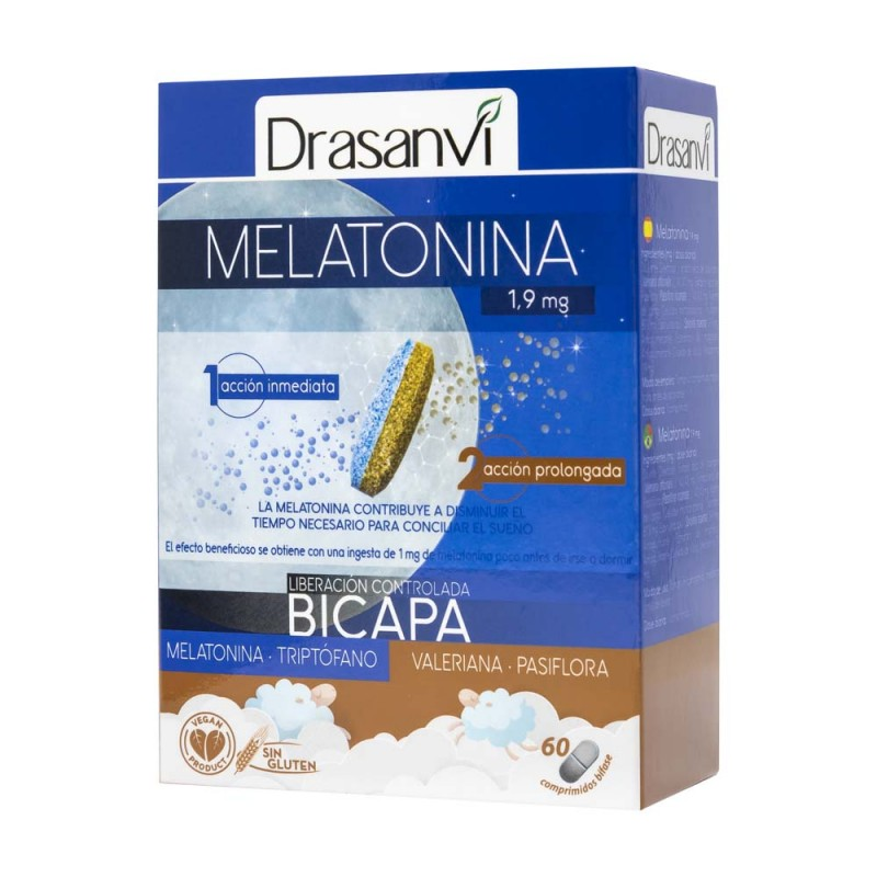 Melatonina bicapa retard 60comp 834mg  drasanvi
