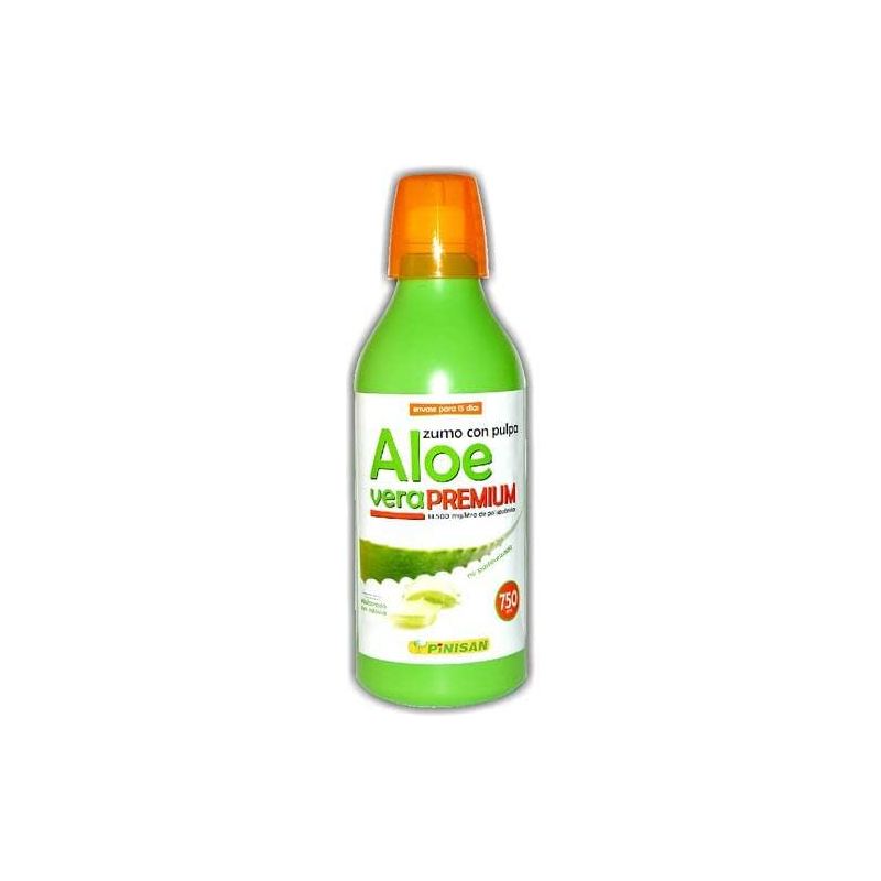 Zumo aloe vera premium con pulpa 750ml bio pinisan