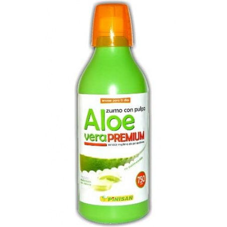Zumo aloe vera premium con pulpa 750ml bio pinisan