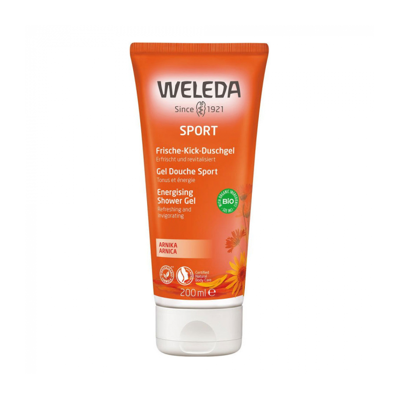 Gel ducha sport arnica 200ml weleda