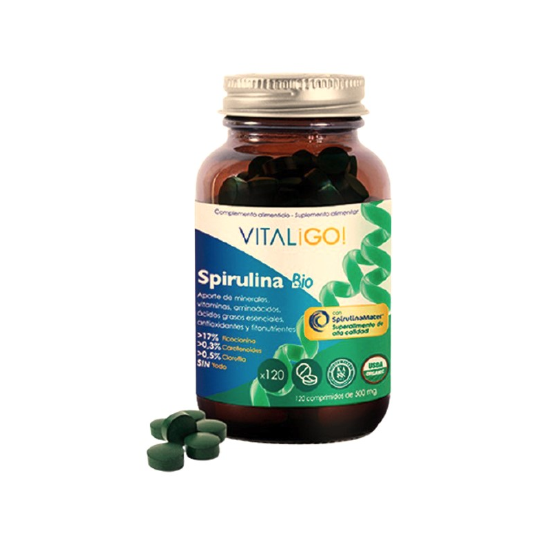 Spirulina bio 120comp 500mg vital¡go! herbora