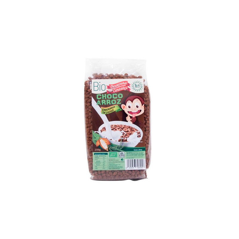 Choco arroz desayuno 250g bio sol natural