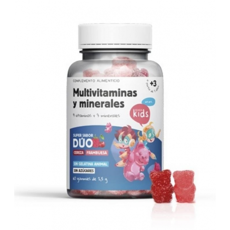 Multivitaminas minerales kids 60 gummies herbora