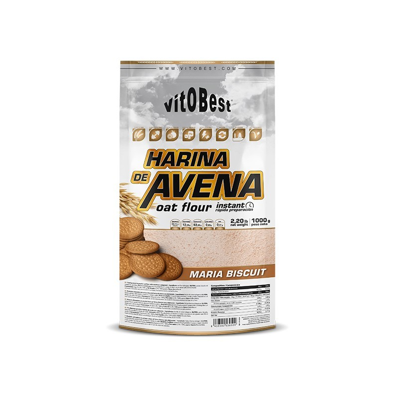 Harina avena galleta maria 1kg vitobest