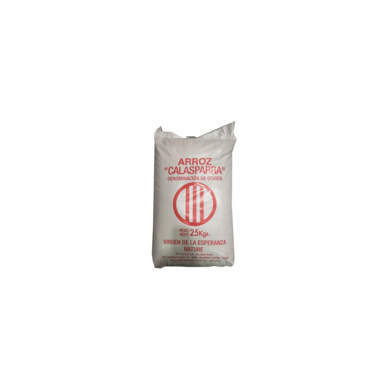 Arroz calasparra integral saco 25kg biocop