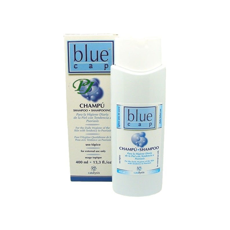Blue cap champu 400ml caspa seborrea.