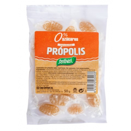 Caramelos propolis 50g sin azucar santiveri