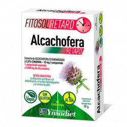 Fitosol retard alcachofera 30com 1 al dia ynsadiet