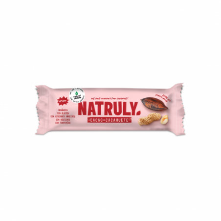 Natruly cacao+cacahuete 40gr bio s/g s/a