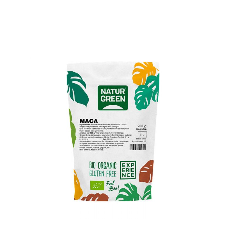 Maca andina 200g polvo experience bio naturgreen