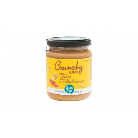 Crema cacahuete crunchy vegan bio 500g terrasana
