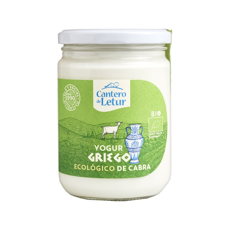 Yogur griego de cabra 420gr bio cantero de letur