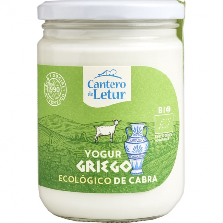 Yogur griego de cabra 420gr bio cantero de letur