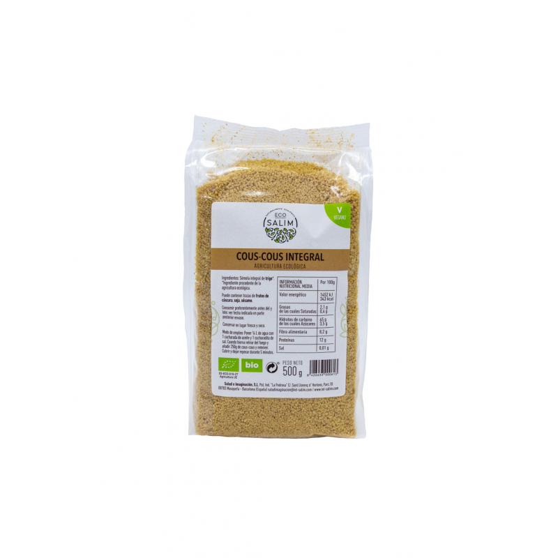 Cuscus integral 500g vegano eco-salim