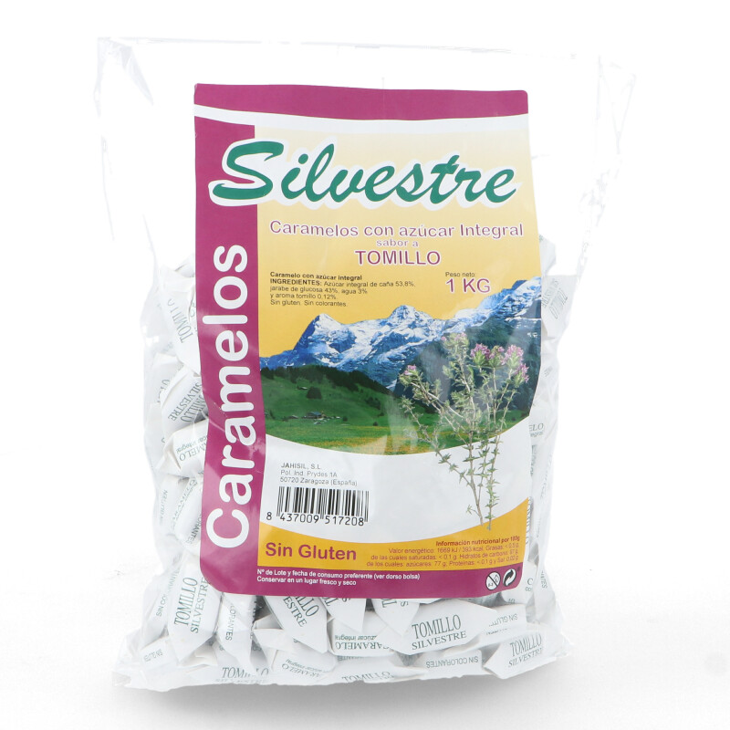 Caramelos tomillo 1kg silvestre