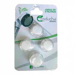 Ecoducha irisana juego 4 filtros