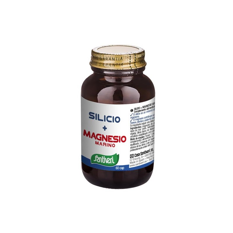 Silicio + magnesio marino 60cap santiveri