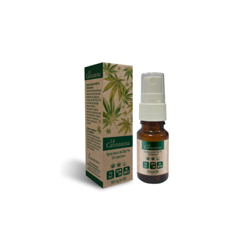 La cannabina aceite cbd 7% spray 10ml plameca