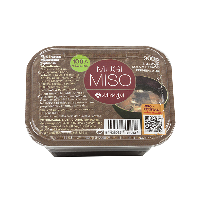 Mugi miso 300gr mimasa