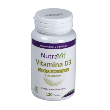 Nutravit vitamina d3 4000ui 100ug 120perlas