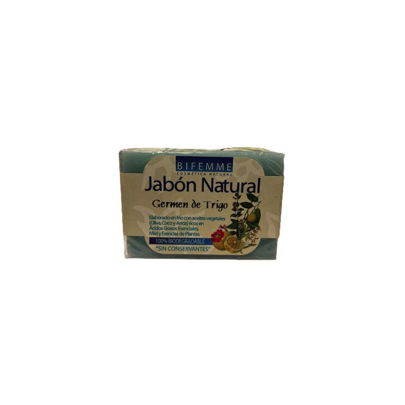 Jabon germen trigo 100g pastilla bifemme ynsadiet