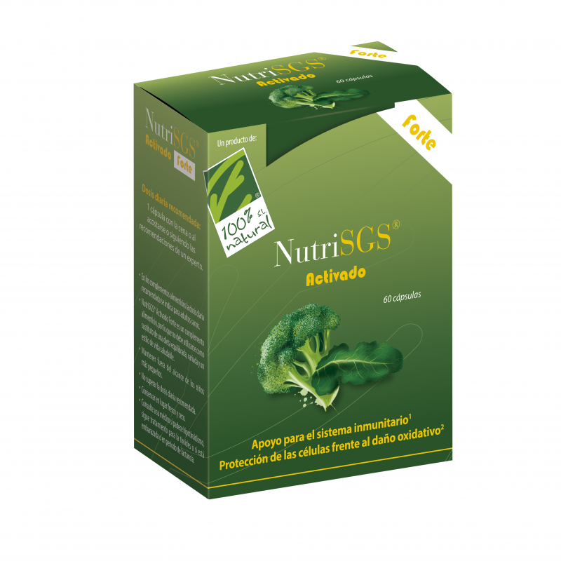 Nutri sgs activado forte 60cap 100% natural