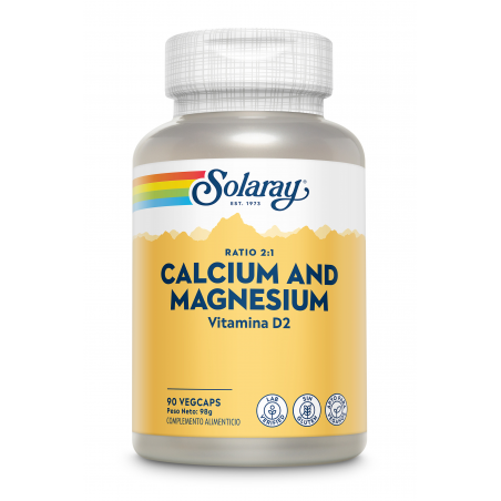 Calcium+magnesium 2:1 90cap solaray