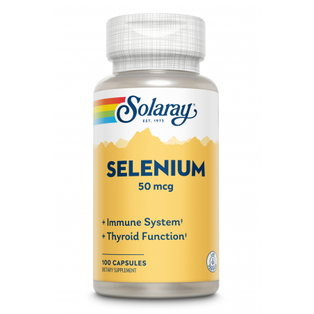 Selenium 50mcg 100cap solaray