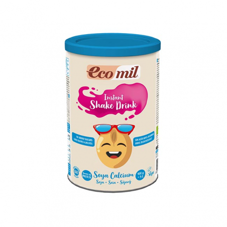Ecomil soja+ca instant s/a vegan bio 400g nutriops
