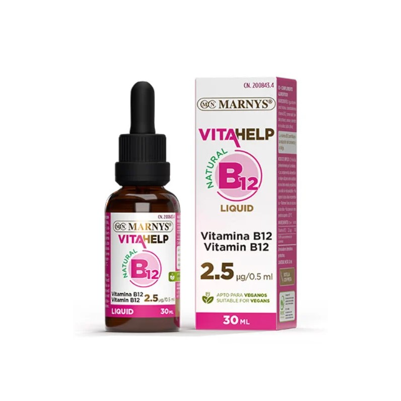 Vitamina b12 2.5 ug/ 0.5ml vitahelp 30ml marnys