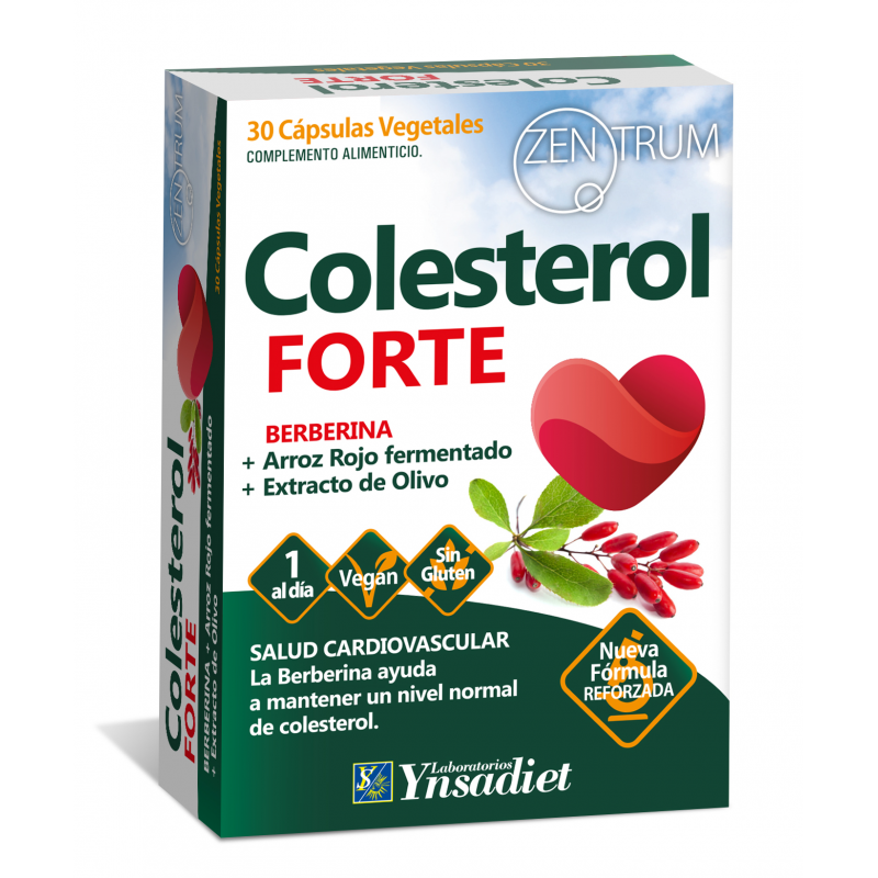 Colesterol forte 30capsulas 570mg zentrum ynsadiet